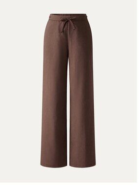 OGL Wrinkle-Resistant Linen Drawstring Wide Leg Pant with Pockets size petite XS